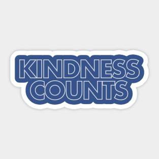 Kindness Counts Sticker